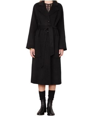 Officine Generale Single-Breasted Coat - Black