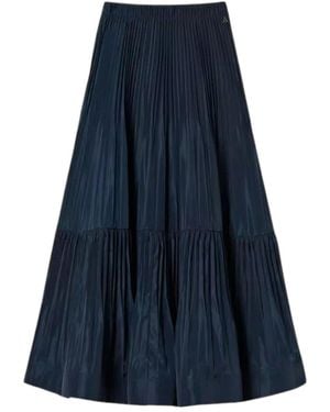 Twinset Pleated Skirt - Blue