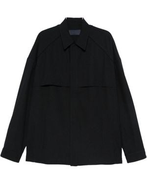 Juun.J Panelled Shirt - Black