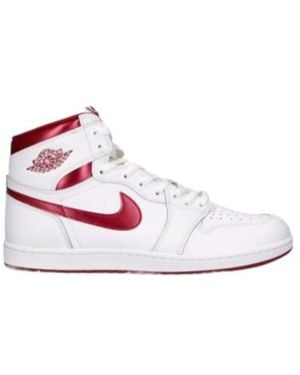 Nike Lace-Up High-Top Skate Shoes - Pink