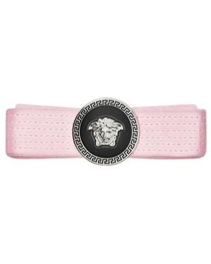 Versace Medusa Head Clip Fastened Hair Clip - Pink