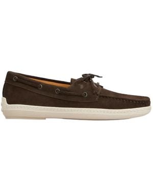 Tod's Boat Shoes - Brown