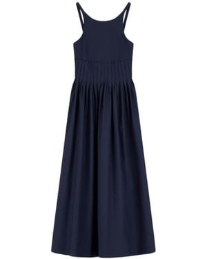 Emporio Armani Crewneck Sleeveless Dress - Blue