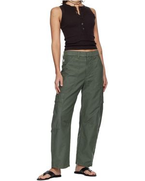 Citizens of Humanity Khaki Marcelle Cargo Trousers - Green