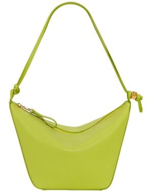 Loewe Mini Hammock Hobo Bag - Green