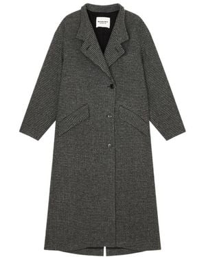 Isabel Marant Isabel Marant Étoile Sabine Straight Hem Coat - Gray