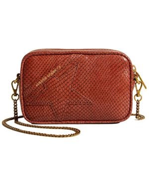 Golden Goose Star Detailed Mini Camera Bag - Red