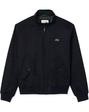 Lacoste Twill Harrington Jacket - Blue