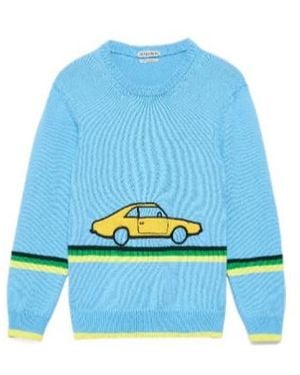 JW Anderson Car-Patch Jumper - Blue