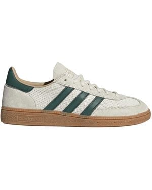 adidas Originals Mesh-Panelled Suede Low-Top Casual Shoes - Green