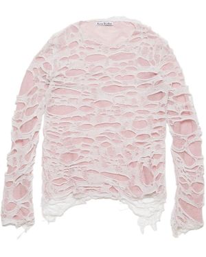 Acne Studios Cut-Out Sweater - Pink