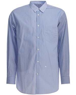 Comme des Garçons Striped Shirt - Blue
