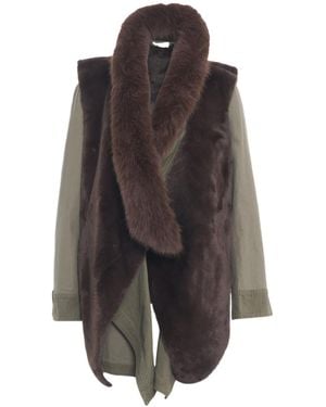 Liu Jo Long-Sleeved Coat - Brown