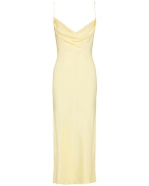 Balmain Long Strappy Dress - White