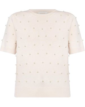 Zimmermann Short-Sleeved Jumper - White