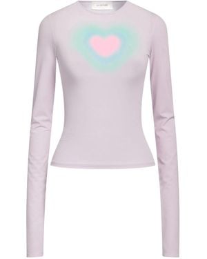 Sportmax Colorful Stretch Long-Sleeve T-Shirt - Pink