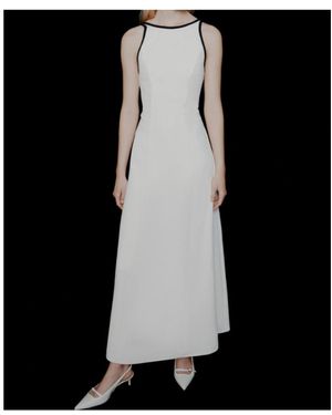 Designer White Satin Backless Dresses for Women | Lyst