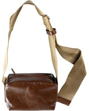 Uma Wang Zipper Shoulder Bag - Brown