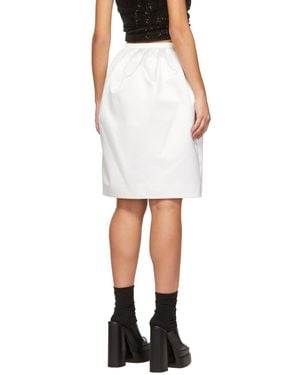 we11done Emblem High Waist Skirt - Black