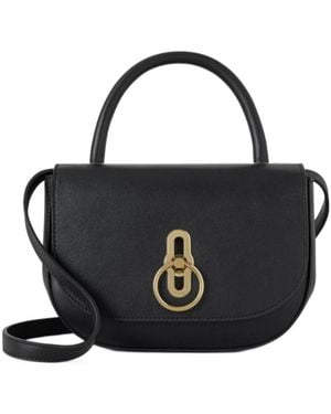 Mulberry Small Amberley Top Handle Bag - Black