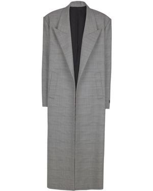 Balmain Oversized Coat - Gray