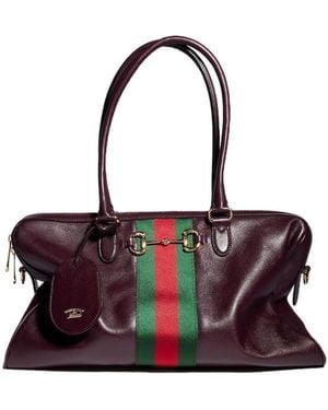 Gucci Borsetto Large Boston Bag - Red