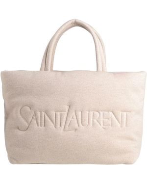 Saint Laurent Large Minimalist Tote Bag - Natural