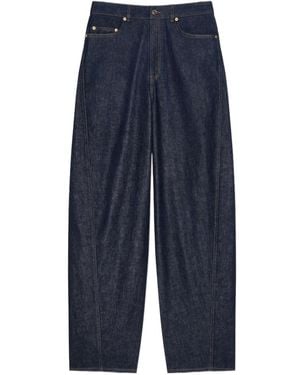 Givenchy Logo Patch Cocoon-Leg Jeans - Blue