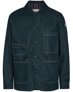 Moncler Denim Shirt Jacket - Blue