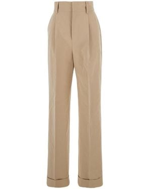 Philosophy Di Lorenzo Serafini Pants With Cuffs - Natural