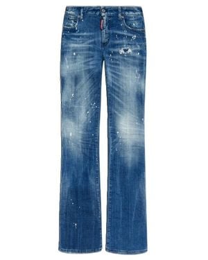 DSquared² Distressed Flared Jeans - Blue