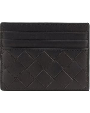 Bottega Veneta Intrecciato Card Case - Black