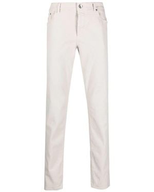 Brunello Cucinelli Straight-Leg Jeans - White