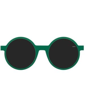 VAVA Eyewear Round-Frame Sunglasses - Green