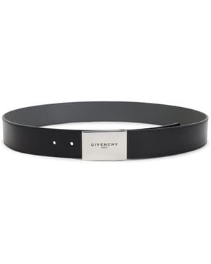 Givenchy Paris Signature Printed Belt - White
