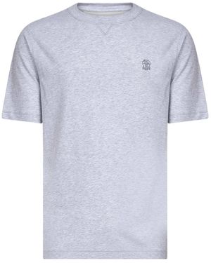 Brunello Cucinelli T-Shirts - White