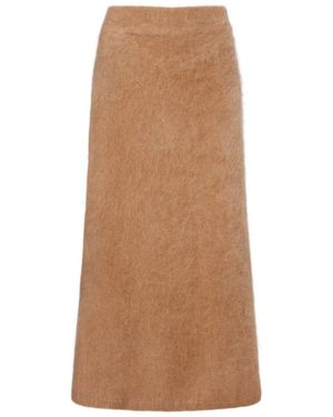 Lisa Yang Asta Cashmere Maxi Skirt - Brown