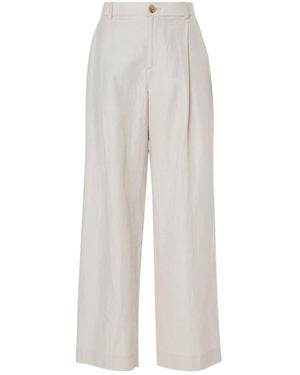 Vince Belt Loop Casual Pants - White