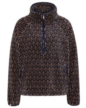 The Upside Castilla Harlow Monogram Sweatshirt - Brown