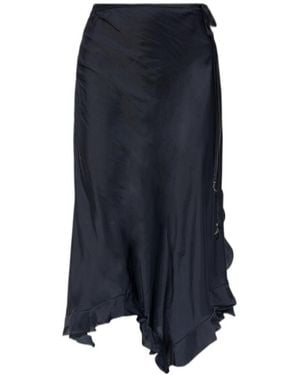 Zadig & Voltaire Jeto Satin Skirt - Blue