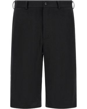 Comme des Garçons Comme Des Garçons Homme Plus Zip Bermuda Shorts - Black