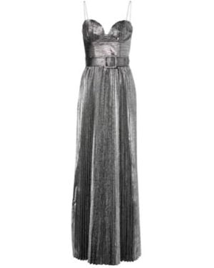Rebecca Vallance Lumi Pleated Gown - Grey