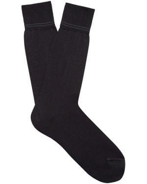 ZEGNA Cotton Socks - Black