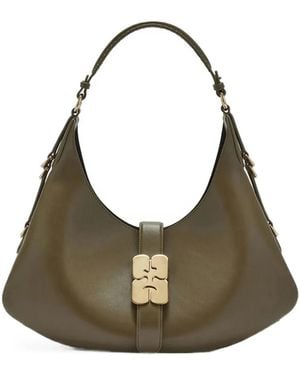 Ganni Kat Small Shoulder Bag - Green