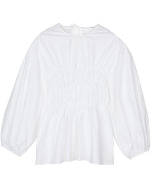 Cecilie Bahnsen Long-Sleeved Top - White