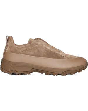 ZEGNA Triple Stitch Monte Sneakers - Brown