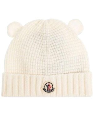 Moncler Logo Hat - Natural