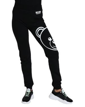 Moschino Printed Casual Trousers - Black