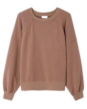 American Vintage Crew Sweatshirt - Brown