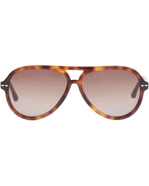 Isabel Marant Fashionable Pilot Sunglasses - Pink